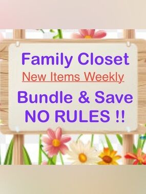 FAMILY CLOSET 💐 books toys game clothes plush spring summer seasonal